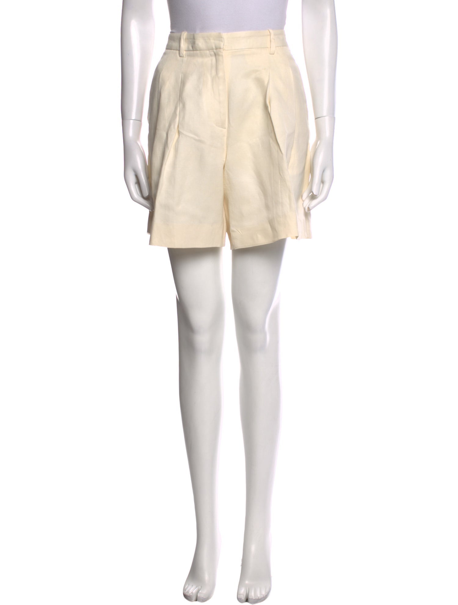 Nili Lotan Linen Mini Shorts